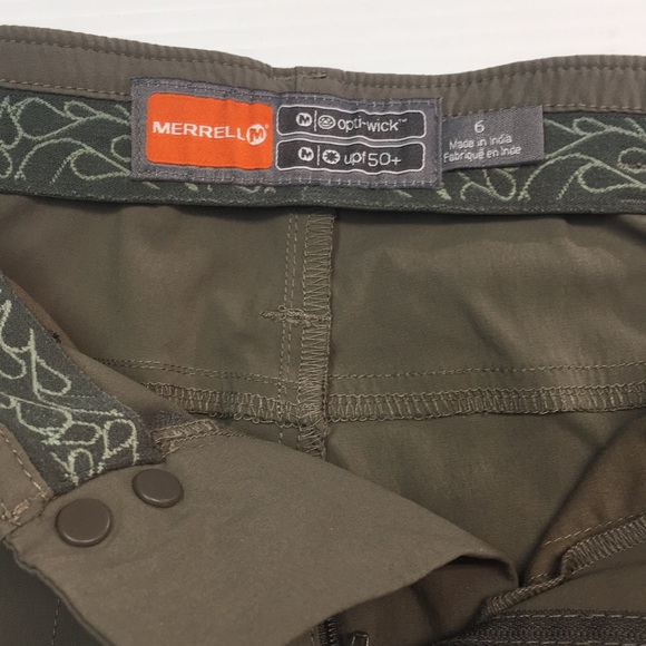 Merrell Women’s Opti-Wick, UPF 50+ Short. Sz 6 - Picture 4 of 9